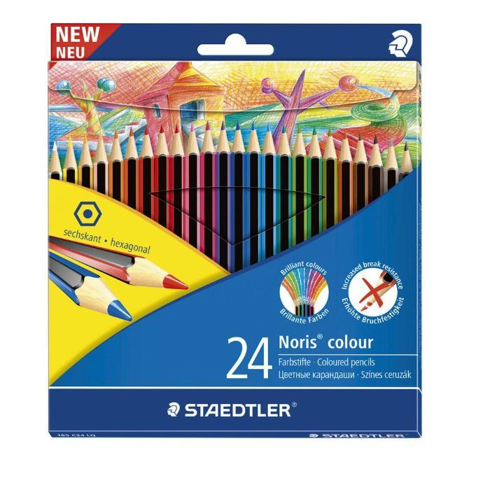 Crayons de couleurs Staedler (lot de 24 crayons) (ref: 52261)