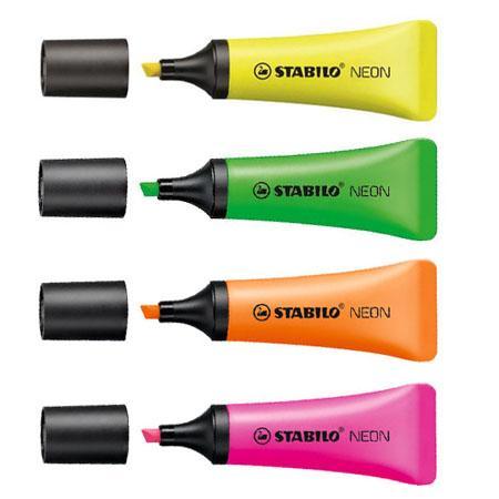 Fluo Stabilo (étui de 5 stabilos néon) (ref: 536507)