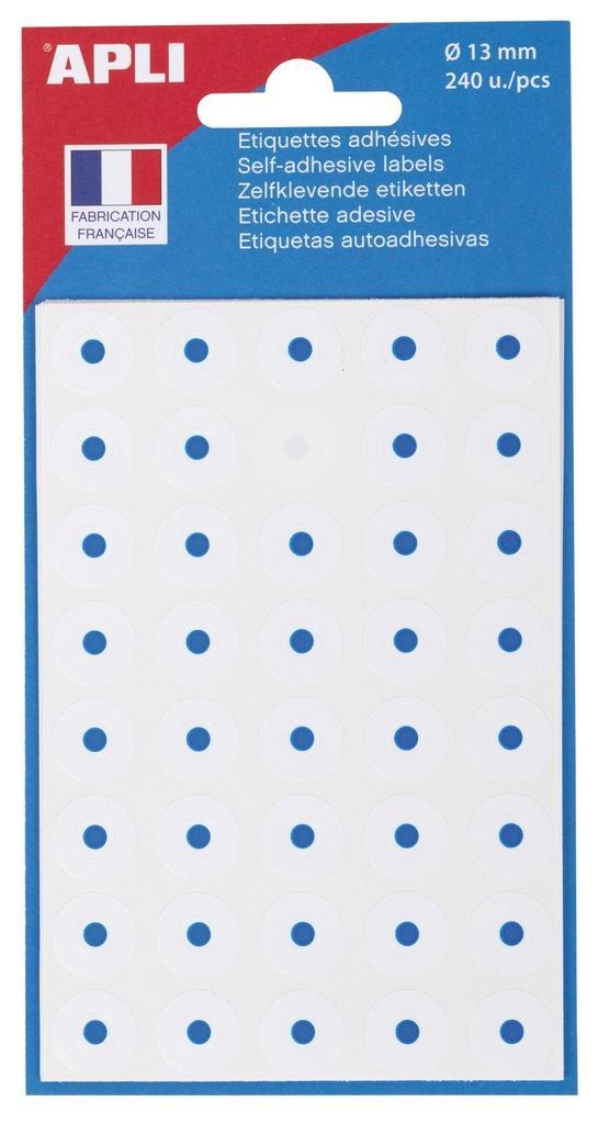 Oeillets renforcement, lot de 240 (ref: 0640)