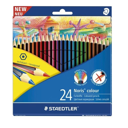 Crayons de couleurs Staedler (lot de 24 crayons) (ref: 52261)