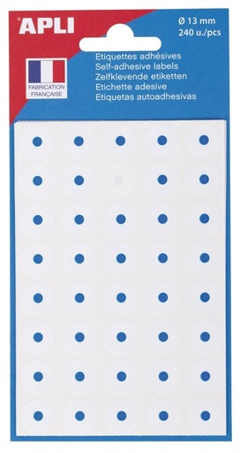 Oeillets renforcement, lot de 240 (ref: 0640)